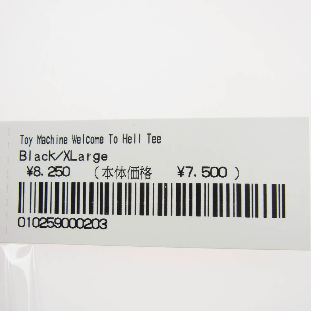 Supreme シュプリーム 24ss toy machine welcome to hell Tee トイマシーン ウェルカム トゥ ヘル Tシャツ ブラック系 XL【極上美品】【中古】