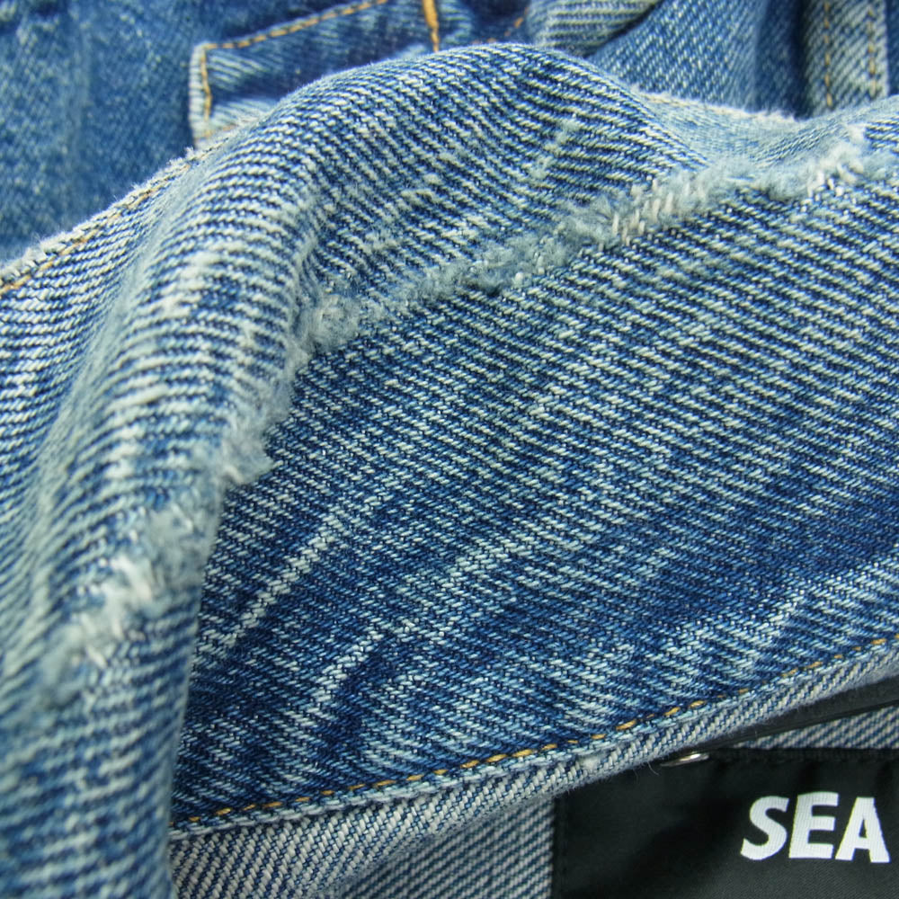MINEDENIM マインデニム 24SS 24MND-WAS001 WINDANDSEA E.BF-GJKT USS デニム ジャケット インディゴブルー系 1【中古】