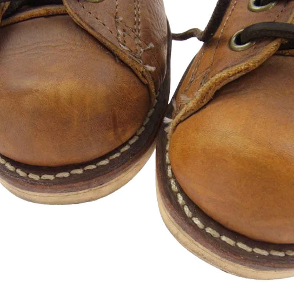 Chippewa チペワ 91074 LACE TO TOE レース トゥ レザー モンキー ブーツ ライトブラウン系 8.5【中古】