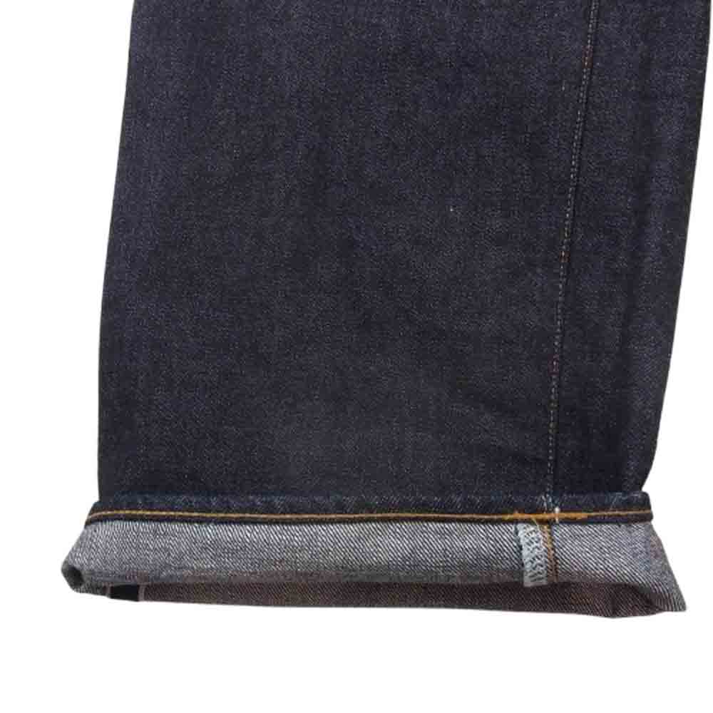 ONI DENIM 鬼デニム ONI-246-OLOL 縦緯先染め硫化 ニートストレート デニム パンツ インディゴブルー系 32【美品】【中古】