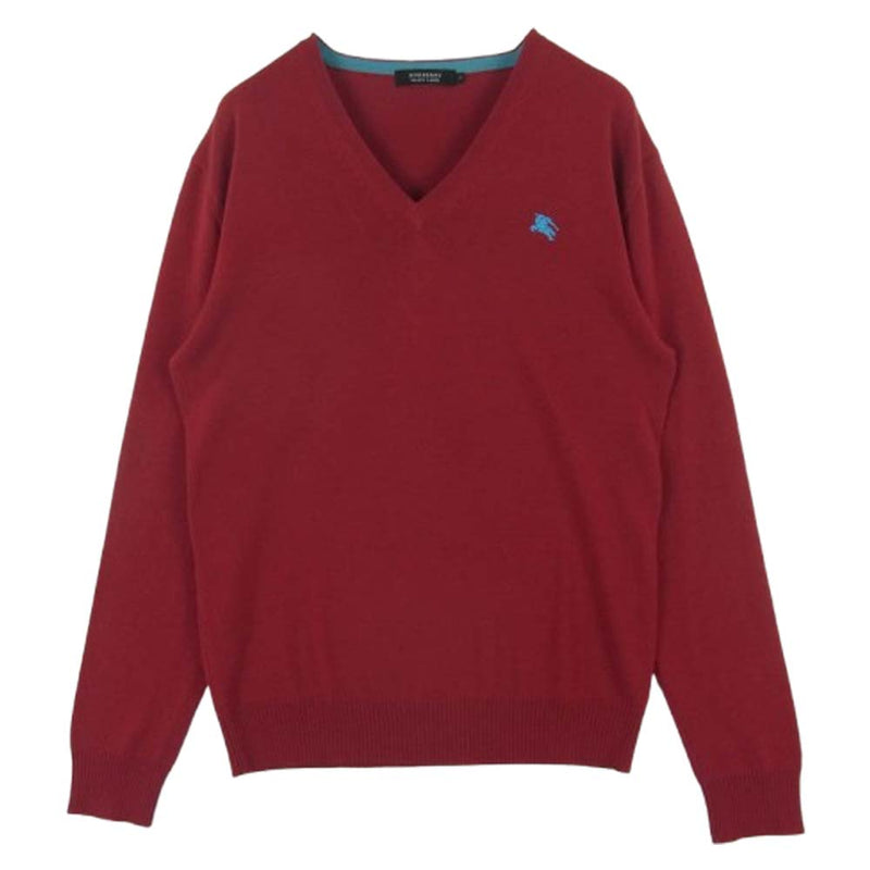 バーバリーブラックレーベルVネックニット セーターBurberry