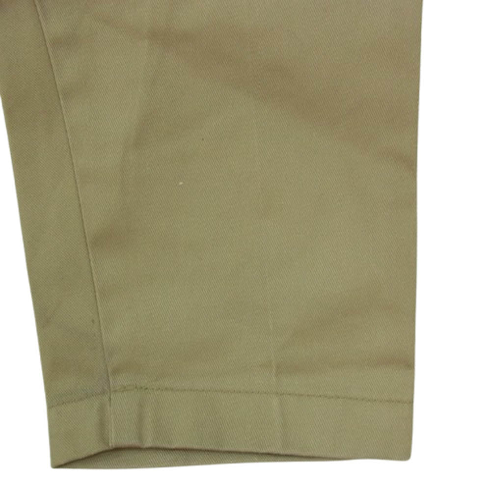 SOPHNET. ソフネット SOPH-210103 DICKIES ディッキーズ WIDE TAPERED PANTS ワイド テーパード ワーク チノ パンツ ベージュ系 S【中古】