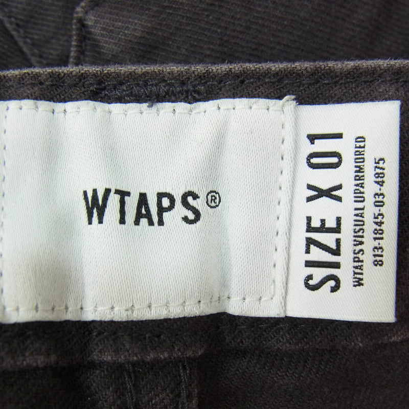 WTAPS JUNGLE SKINNY TROUSERS. COTTON. 黒 WTAPS ダブルタップス 20SS 201BRDT-PTM02 JUNGLE SKINNY