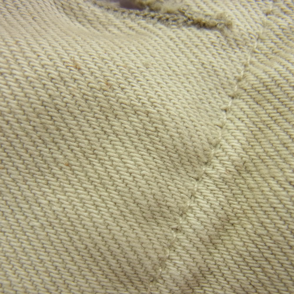 RRL ダブルアールエル 2ND TYPE バッファロー刺繍 チェーンステッチ トラッカージャケット ベージュ系 XS【中古】