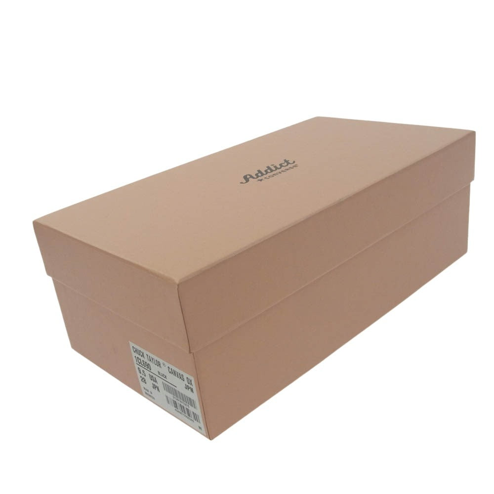 CONVERSE コンバース 1CL690 ADDICT アディクト CHUCK TAYLOR CANVAS OX チャックテイラー キャンバス ローカット スニーカー ブラック系 28cm【中古】