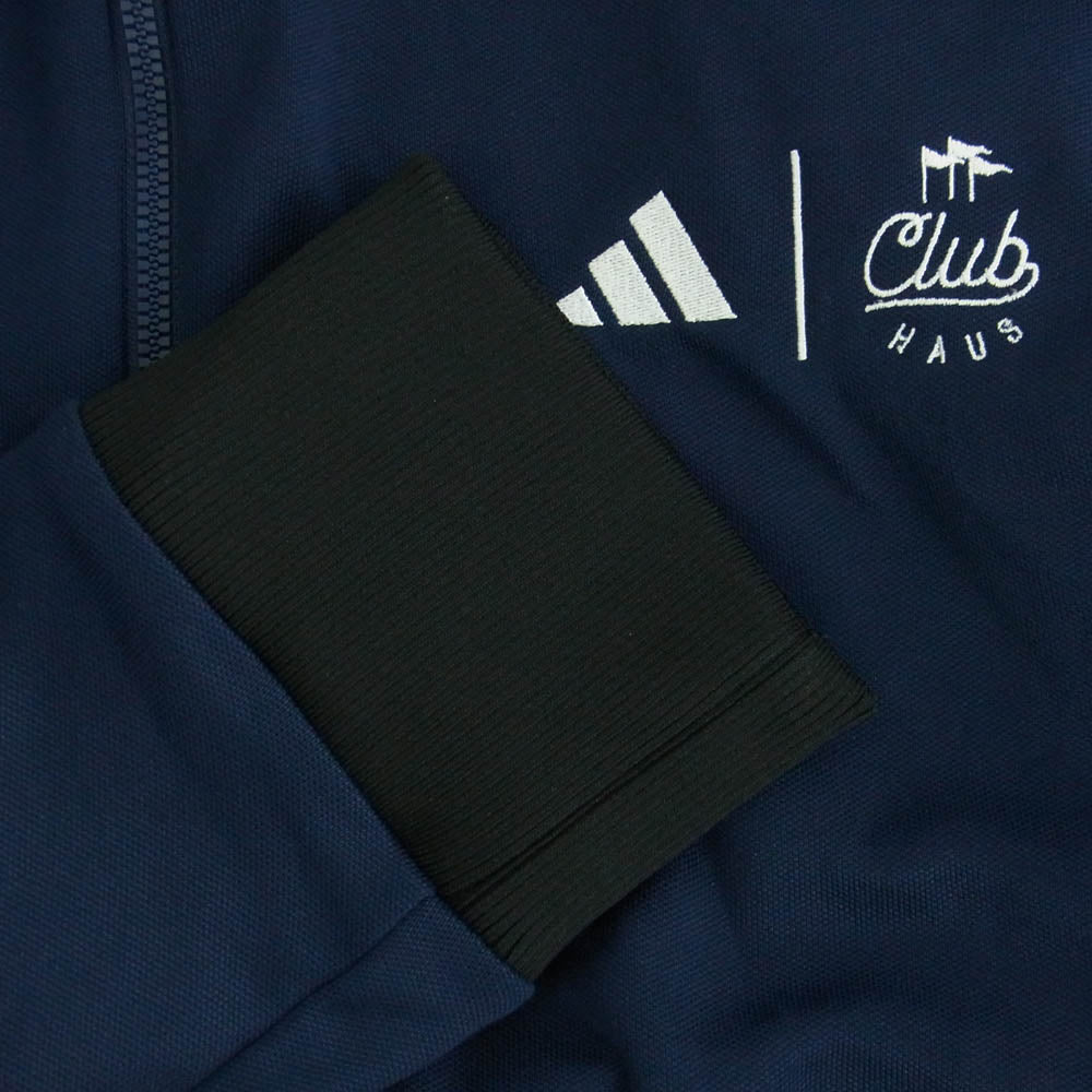 adidas アディダス IT6869 IT6870 CLUBHAUS クラブハウス Track Jacket Wide Tapered Pants トラック ジャケット ワイド パンツ セットアップ ネイビー系 XXL【新古品】【未使用】【中古】