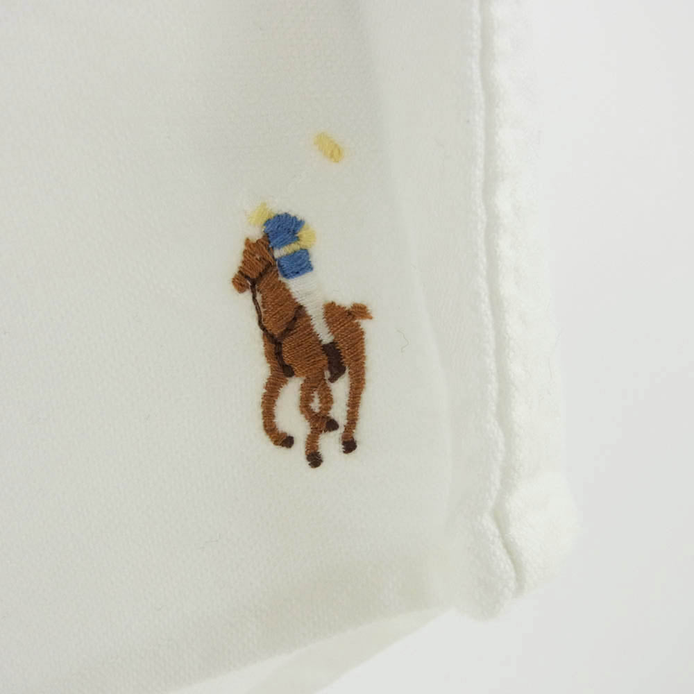 RALPH LAUREN ラルフローレン ボタンダウン 長袖シャツ ホワイト系 XXL【極上美品】【中古】