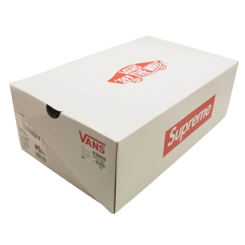 Supreme シュプリーム 25SS Nate Lowman x Skate Grosso Mid Red ネイトロウマン バンズ スケートグロッソ ミッド スニーカー レッド系 27.5cm【新古品】【未使用】【中古】