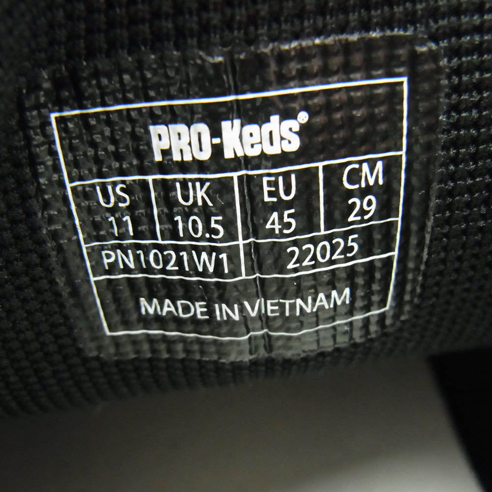 WACKO MARIA ワコマリア PRO-Keds ROYAL PLUS プロケッズ ローカット スニーカー ブラック系 29cm【美品】【中古】