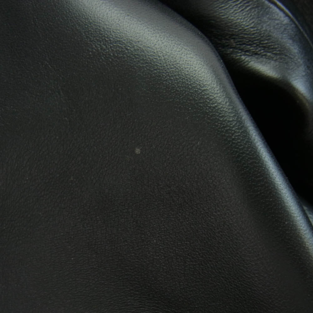 JELADO ジェラード AG72417 BASIC COLLECTION 24/7 Leather Sports Jacket horseleather 茶芯 ホースハイド レザー スポーツ ジャケット ブラック系 M【極上美品】【中古】