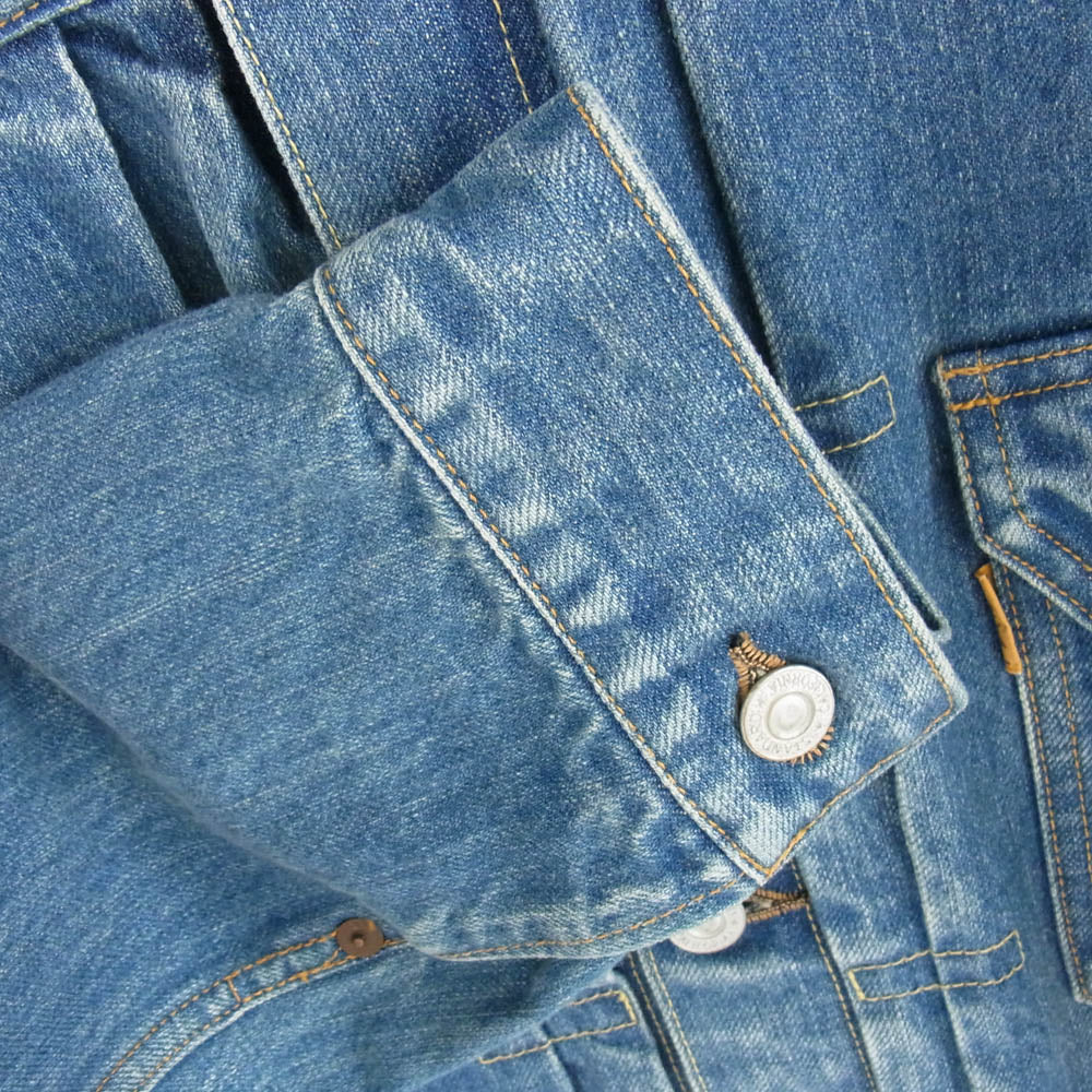 STANDARD CALIFORNIA スタンダードカリフォルニア S996 SD Denim Jacket Vintage Wash 1st タイプ ヴィンテージ ウォッシュ ファースト デニム ジャケット インディゴブルー系 42【極上美品】【中古】