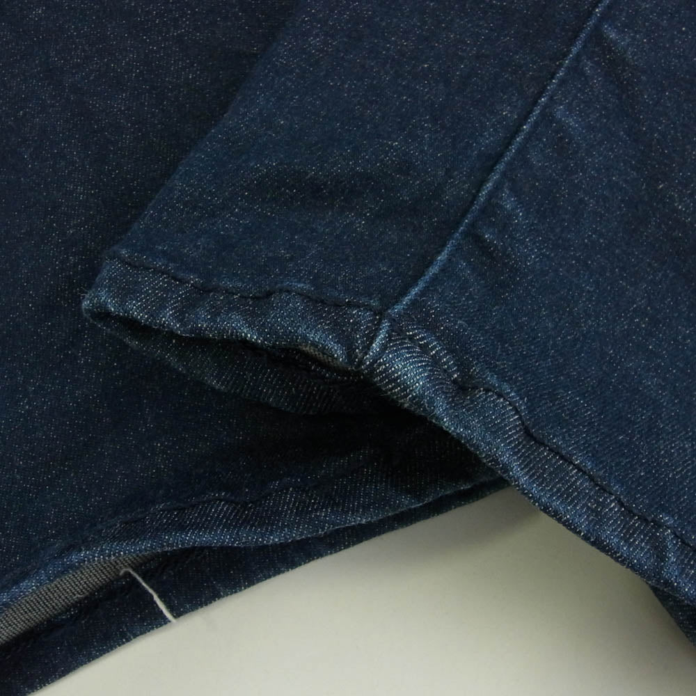 トラマロッサ イタリア製 5ポケット ジップフライ スリム ストレート デニムパンツ インディゴブルー系 32【中古】