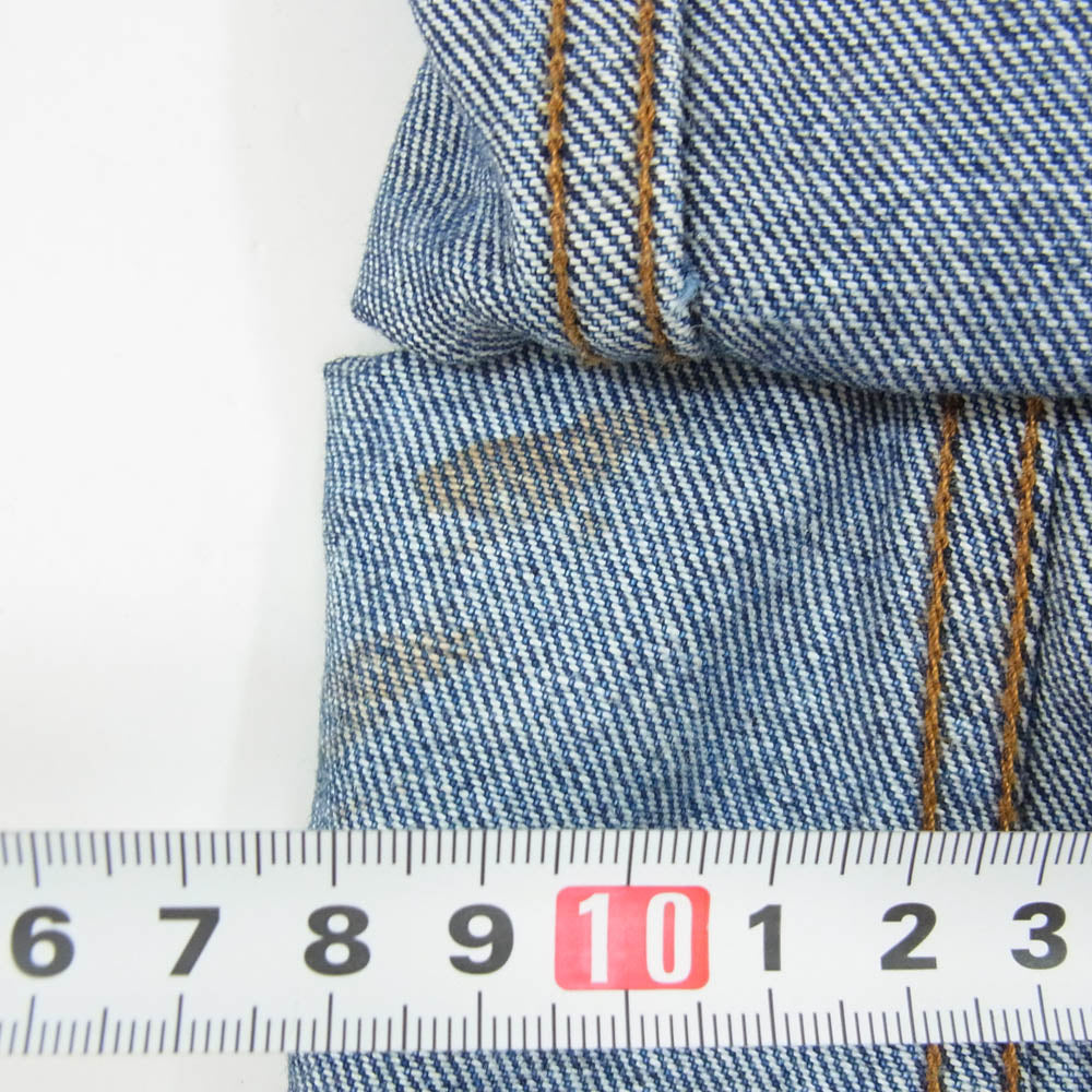 ワイプロジェクト layered denim pants レイヤード デニムパンツ ジーンズ インディゴブルー系 27インチ【中古】