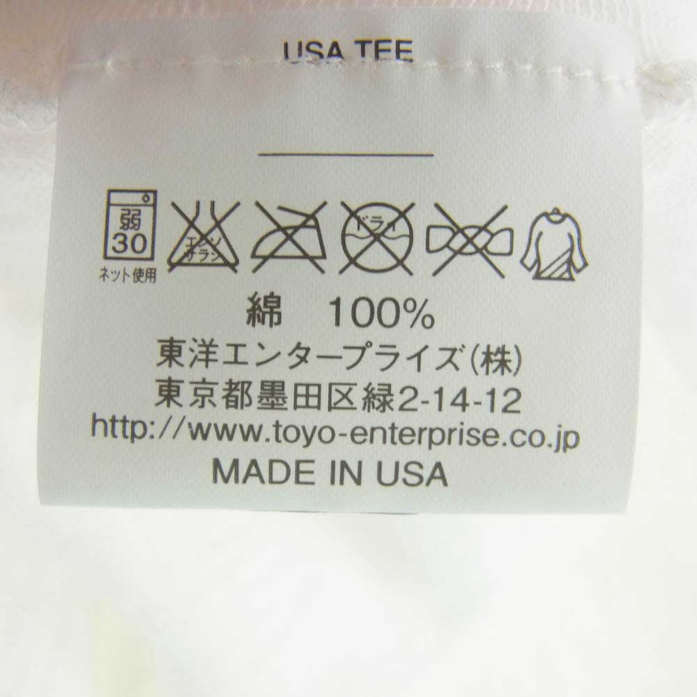 SUGAR CANE シュガーケーン Mister Freedom ミスターフリーダム USA製 プリント Tシャツ ホワイト系 M【中古】