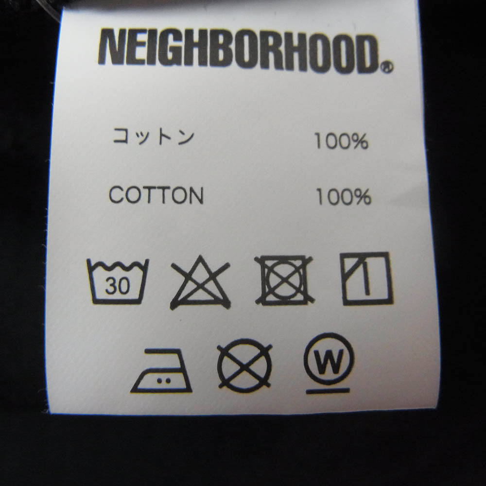 NEIGHBORHOOD ネイバーフッド 22AW 222PCNH-ST14 NH TEE-14 SPECIMEN RESEARCH LAB クルーネック 半袖 Tシャツ ブラック系 L【中古】