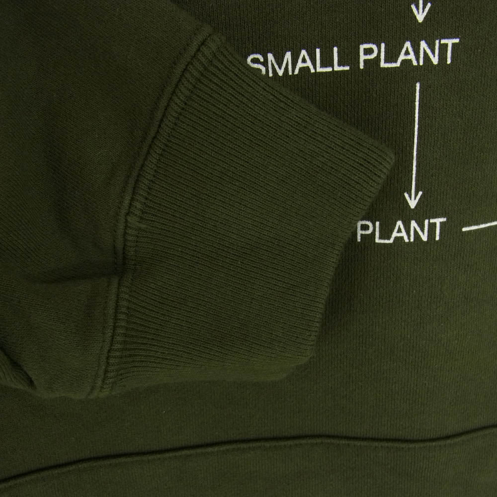 NEIGHBORHOOD ネイバーフッド 19AW 192FPNH-CSM10 SRL.BIO/C-HOODED.LS バイオ プリント プルオーバ― パーカー フーディー カーキ系 L【中古】