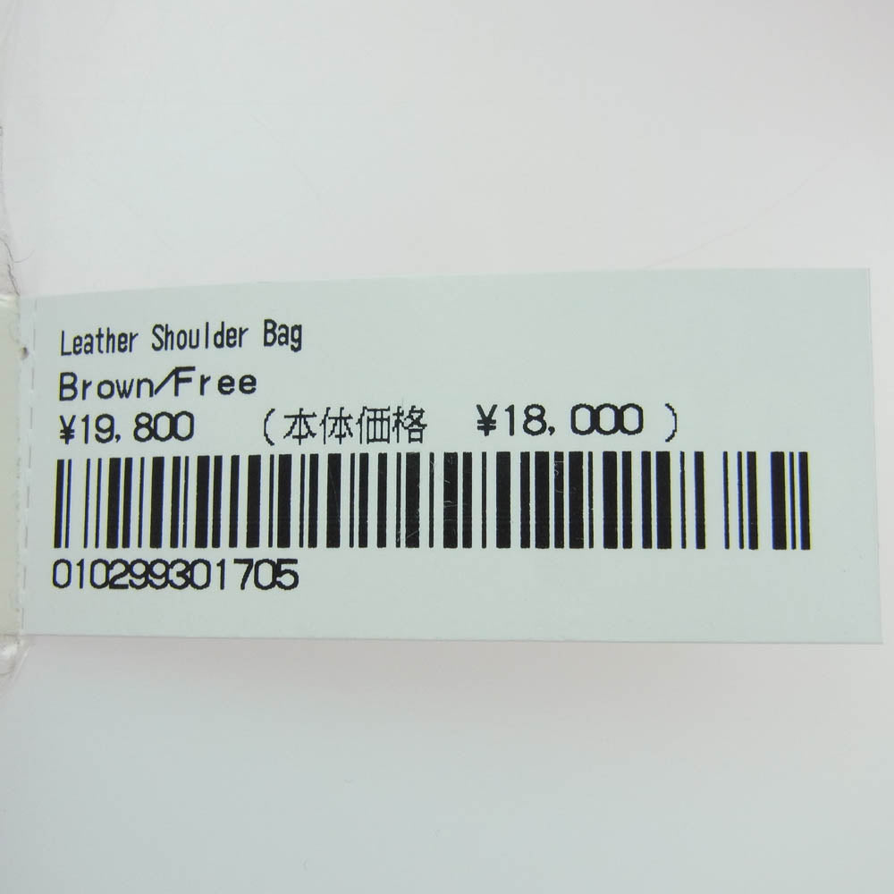 Supreme シュプリーム 24AW Leather Shoulder Bag brown ブラウン系【新古品】【未使用】【中古】