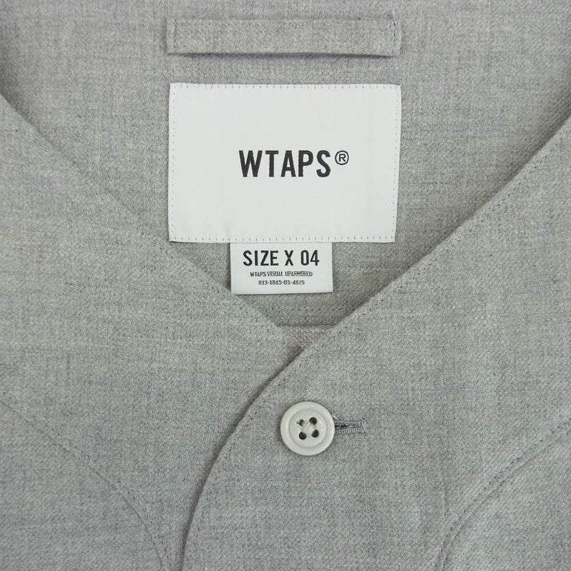 WTAPS グレー 半袖シャツ X 03 Wtaps Short Sleeve Repo Work Shirt | FIRMAMENT - Berlin Renaissance