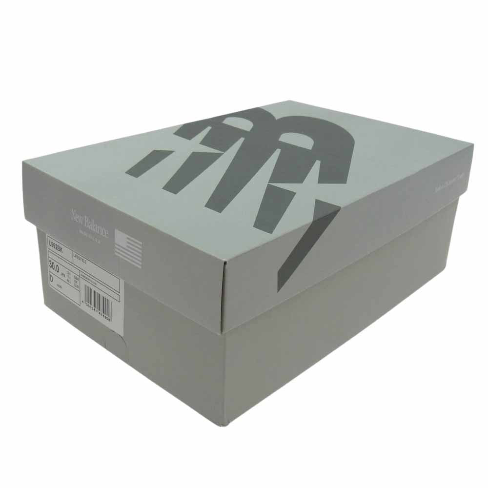 NEW BALANCE ニューバランス U992BK MADE IN USA ローカット スニーカー ブラック系 30cm【美品】【中古】