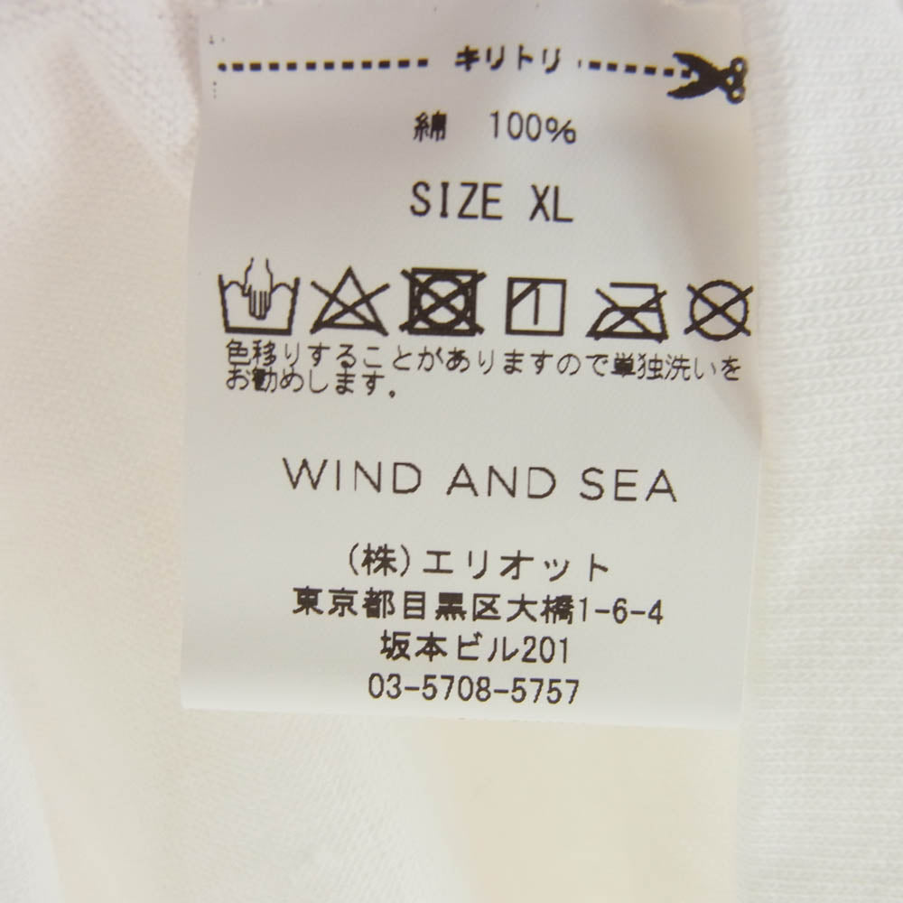 WIND AND SEA ウィンダンシー 20AW WDS-NOCF-05 NO COFFEE WDS T-SHIRT 半袖 Tシャツ ホワイト系 XL【新古品】【未使用】【中古】