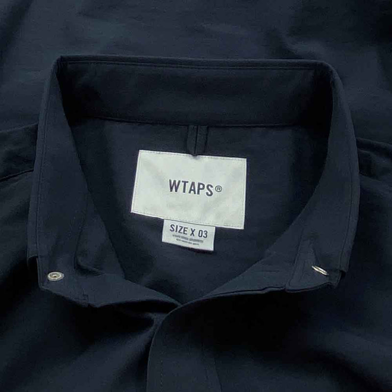 WTAPS ダブルタップス 23SS 231GWDT-SHM02 TRENCH LS POLY. BROADCLOTH