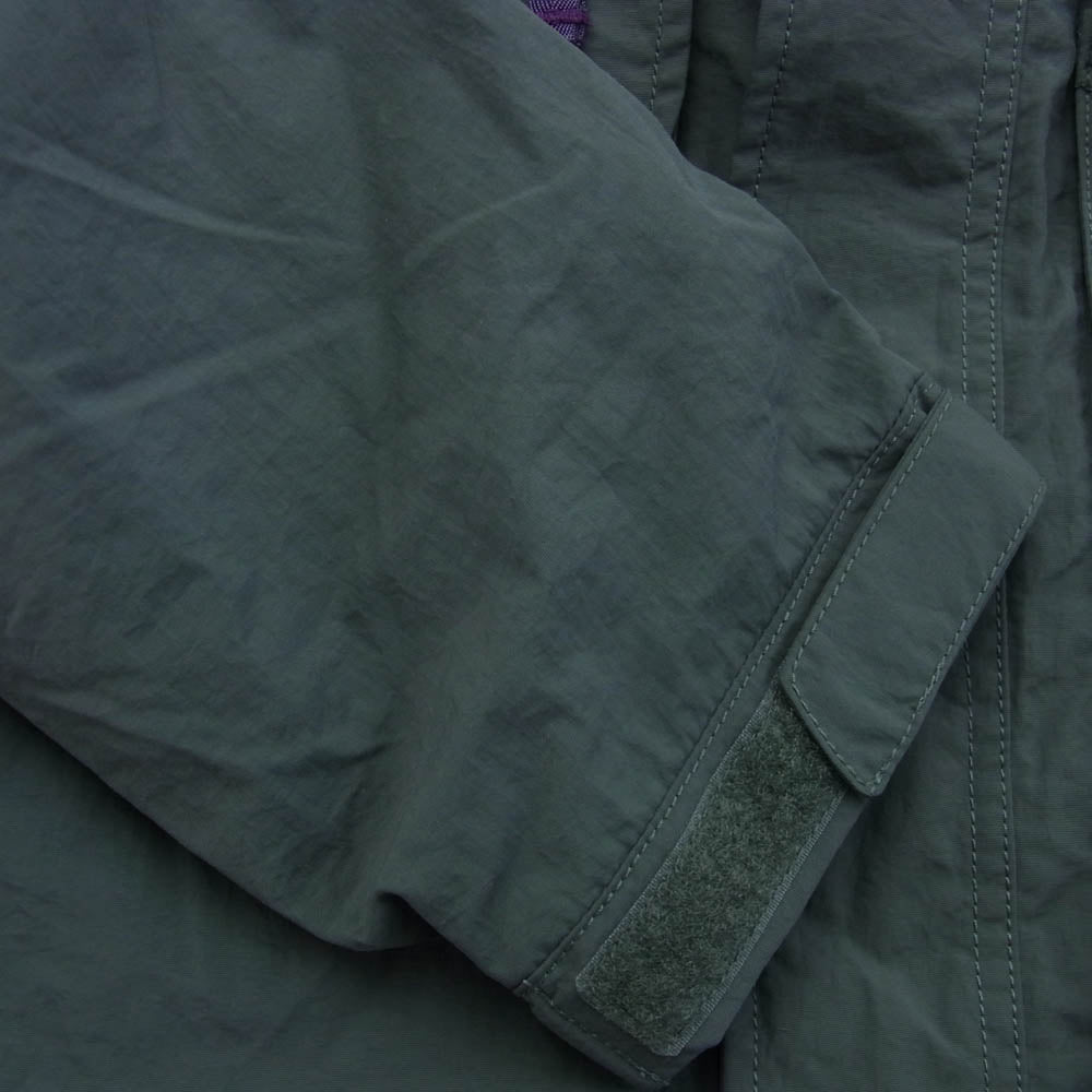 DAIWA PIER39 ダイワピア BJ-28022W TECH WADING PARKA ジップアップ フーデッド ナイロン ジャケット チャコール系 L【極上美品】【中古】