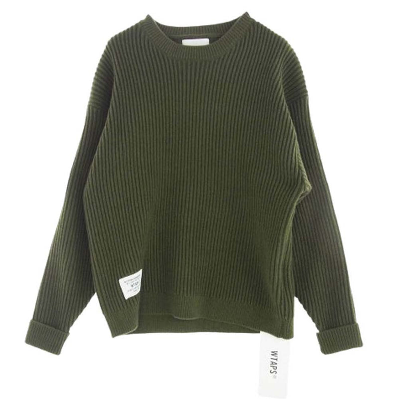 WTAPS ダブルタップス 24AW 242MADT-KNM06 DECK SWEATER POLY デッキ