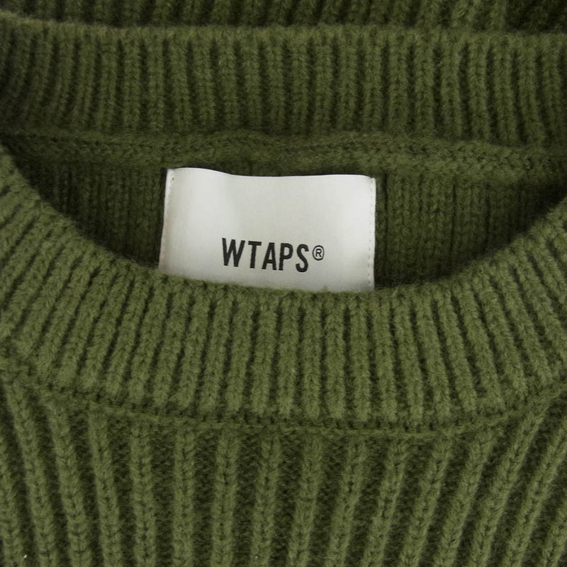 WTAPS ダブルタップス 24AW 242MADT-KNM06 DECK SWEATER POLY デッキ