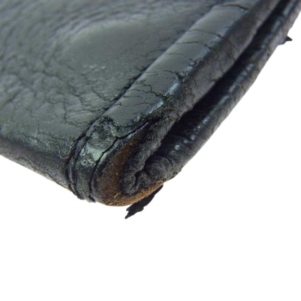 TRAVIS WALKER トラヴィスワーカー スカル インレイ ウォレット?財布 ブラック系【中古】