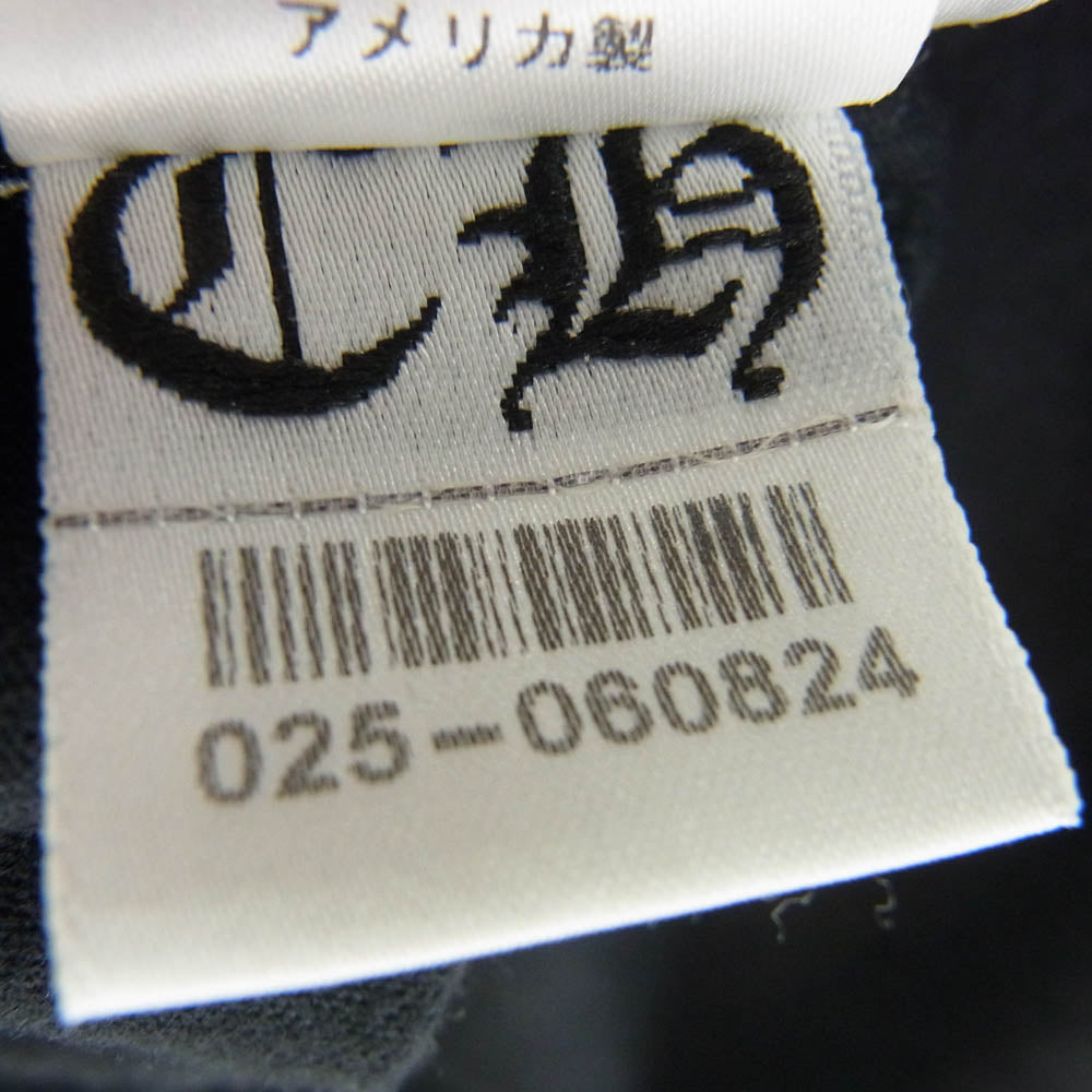 CHROME HEARTS クロムハーツ(原本無) FOTI MAHALIA UFO フォティマハリア バックプリント Tシャツ 半袖カットソー ブラック系 L【中古】