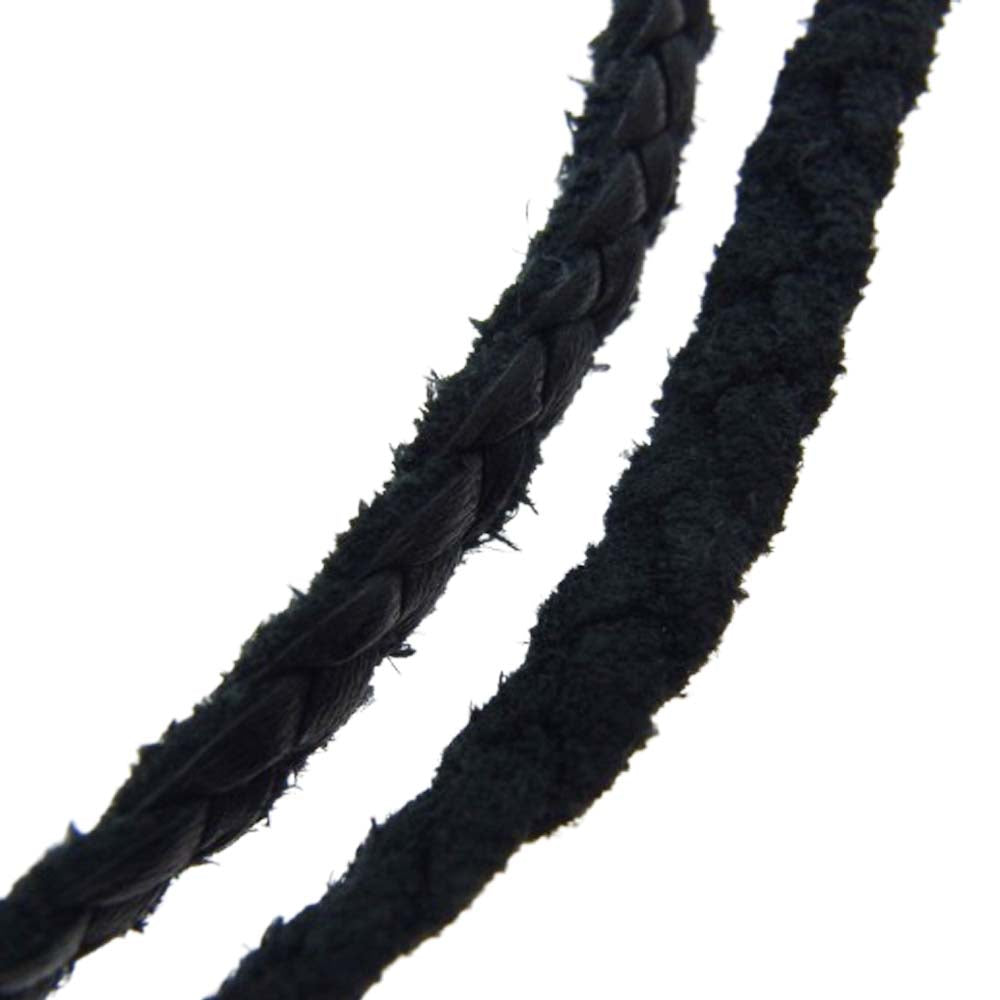 CHROME HEARTS クロムハーツ(原本無) EWLP SBT アイウェアループ SBTバンドレザーブレードネックレス ブラック系 シルバー系【中古】