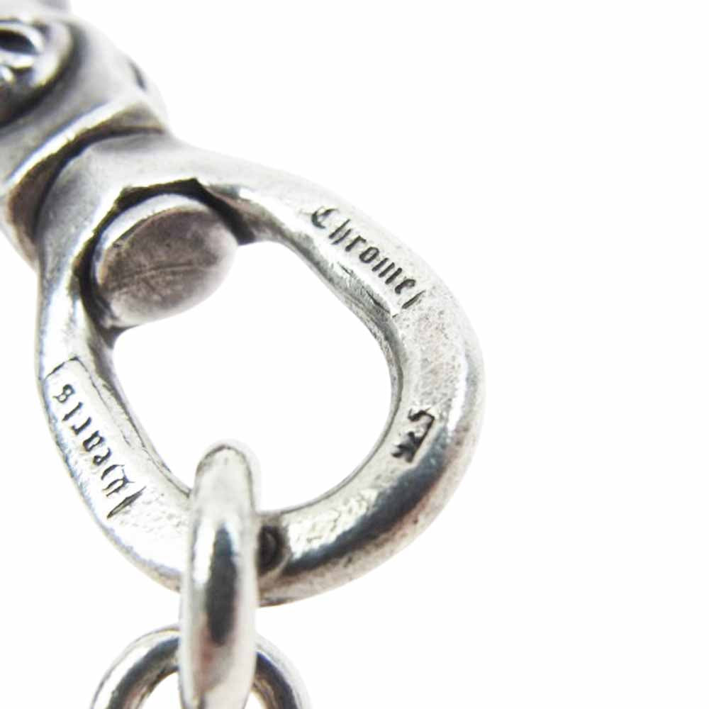 CHROME HEARTS クロムハーツ(原本無) BARREL SHORT-S バレル 9リンク 1クリップ ウォレットチェーン シルバー系【中古】