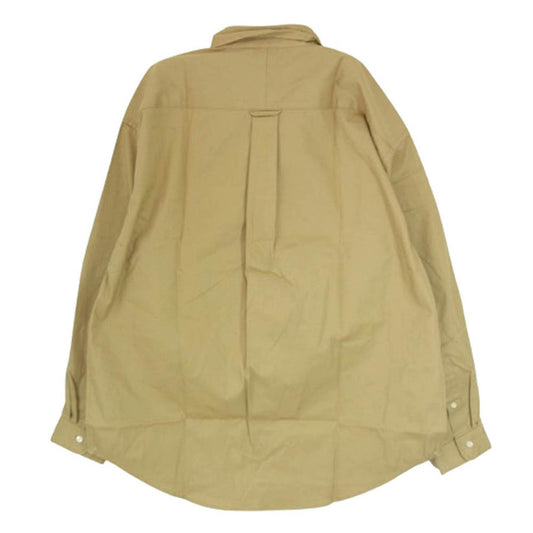 DESCENDANT ディセンダント 21SS 211WVDS-SHM06 KENNEDY'S LS SHIRT レギュラーカラー 長袖 シャツ ベージュ系 2【美品】【中古】