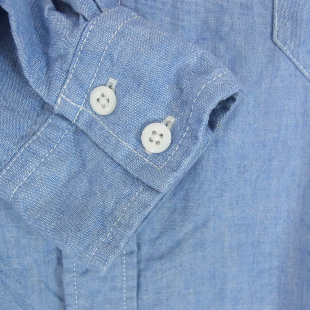 ネセサリーオアアンネセサリー WESTERN ウエスタン 長袖 シャツ ブルー系 3【中古】