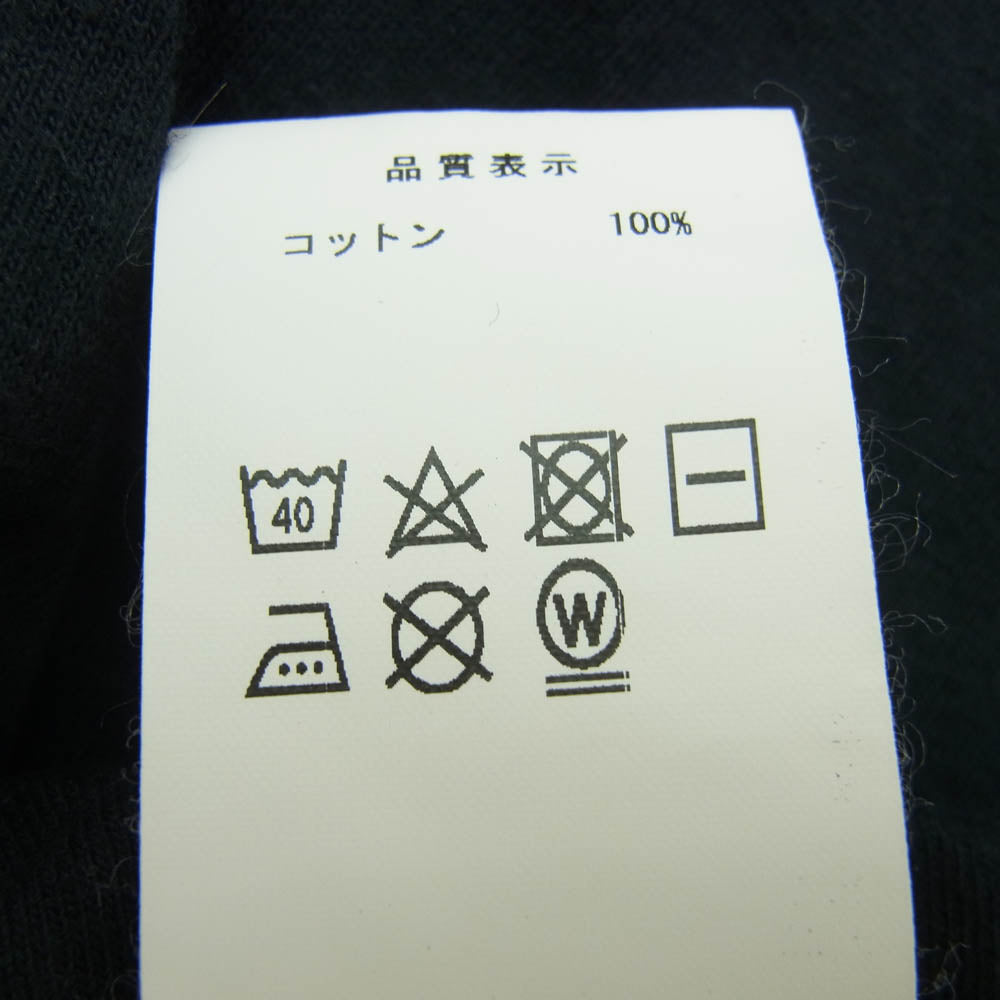DESCENDANT ディセンダント 21SS 211ATDS-STM07S Ce jour SS TEE バック ロゴ 半袖 Tシャツ ダークネイビー系 4【中古】