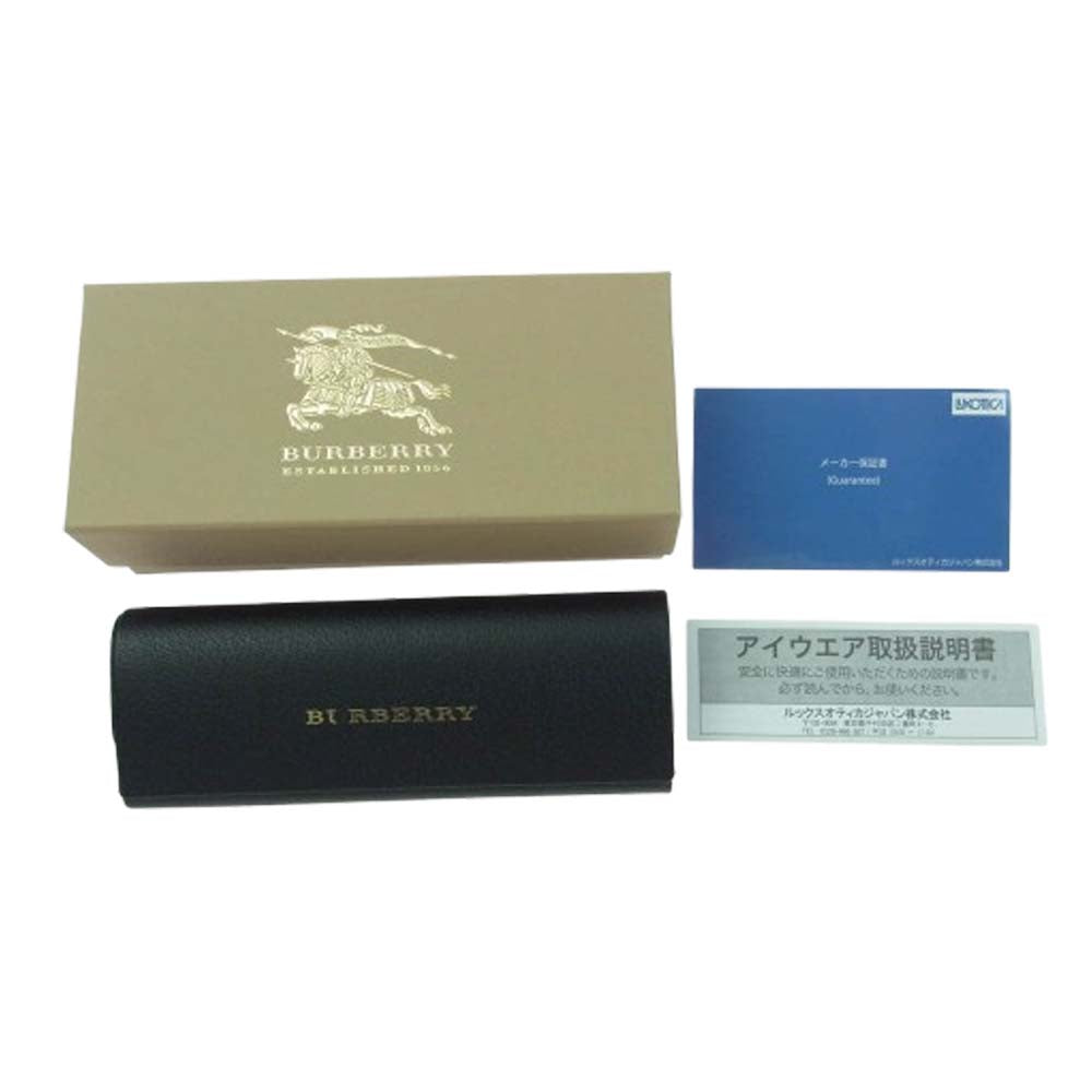BURBERRY バーバリー BE1287TD 1002 スクエア メガネ 55□17 145【美品】【中古】