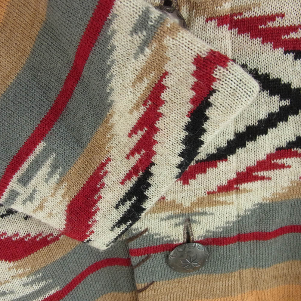 JELADO ジェラード CB03804 JACQUARD KNIT Cherokee Knit ジャガード チェロキー ニット カーディガン マルチカラー系 L【中古】