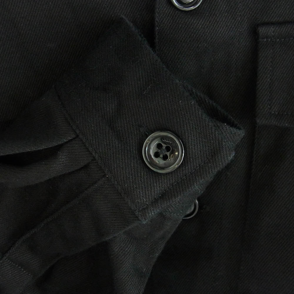 DESCENDANT ディセンダント BRONSON ORGANIC COTTON TWILL LS SHIRT 長袖 シャツ ブラック系 3【中古】