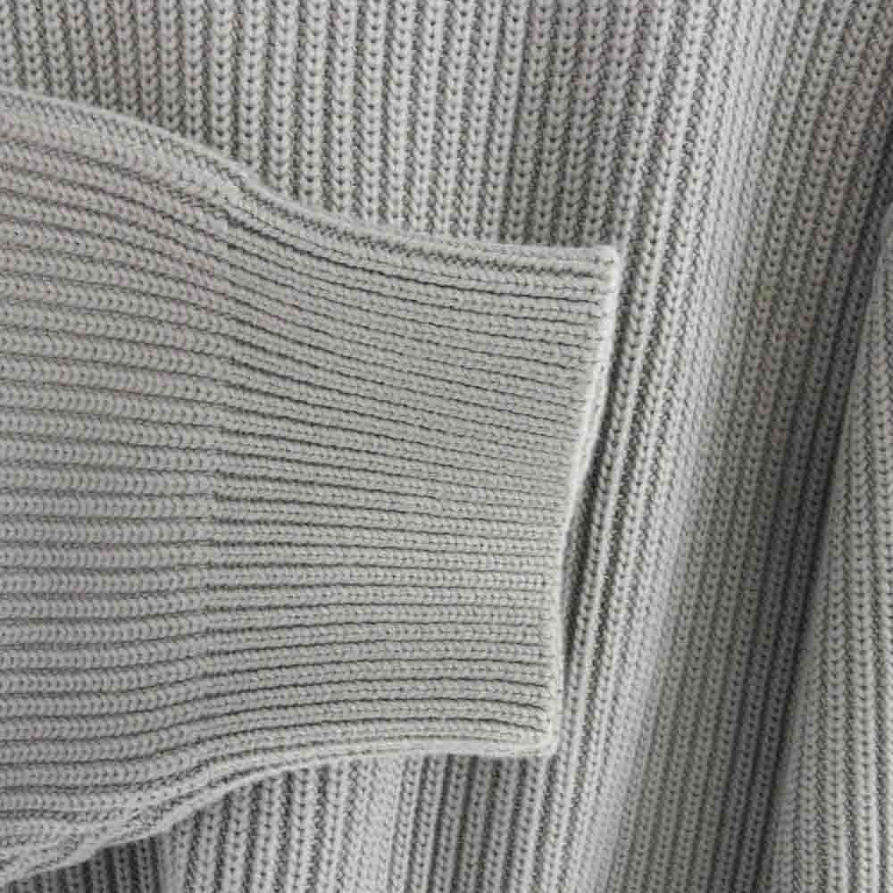 N.HOOLYWOOD エヌハリウッド 2242-KT04-030 CREW NECK KNIT クルー ネック ニット グレー グレー系 38【中古】