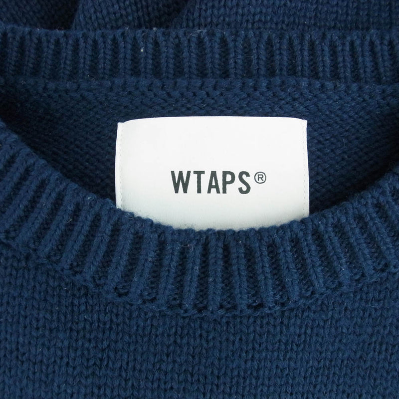 WTAPS ダブルタップス 23AW 232MADT-KNM05 CREW NECK SWEATER クルー