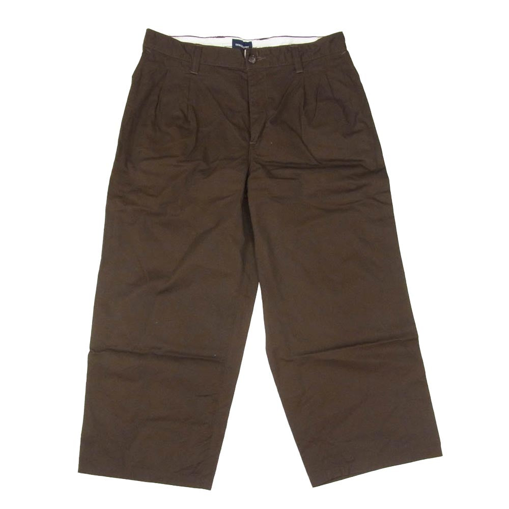 DESCENDANT ディセンダント SF WIDE TROUSERS ワイド ラウザーズ パンツ ブラウン系 3【中古】 DESCENDANT ディセンダント SF WIDE TROUSERS ワイド ラウザーズ