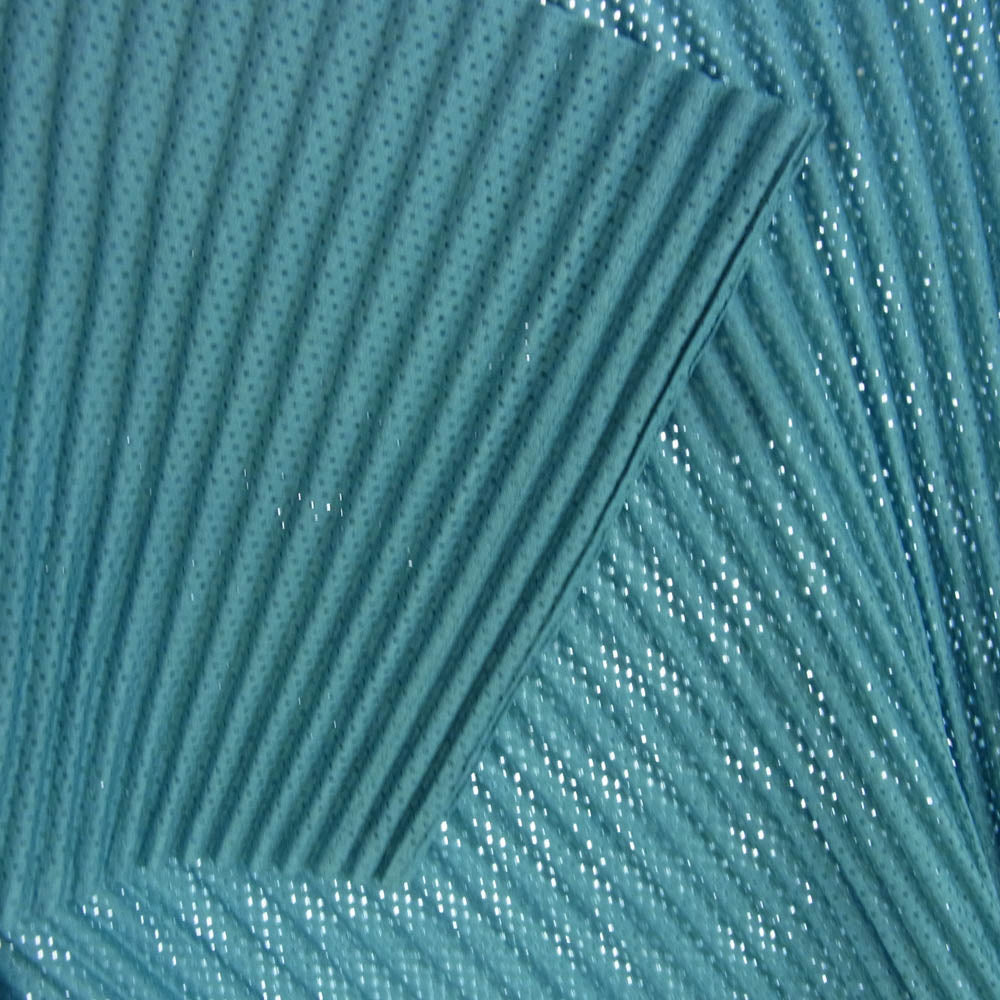 HOMME PLISSE ISSEY MIYAKE オム プリッセ イッセイミヤケ HP31JK136 メッシュ プリーツ カットソー ブルー系【中古】