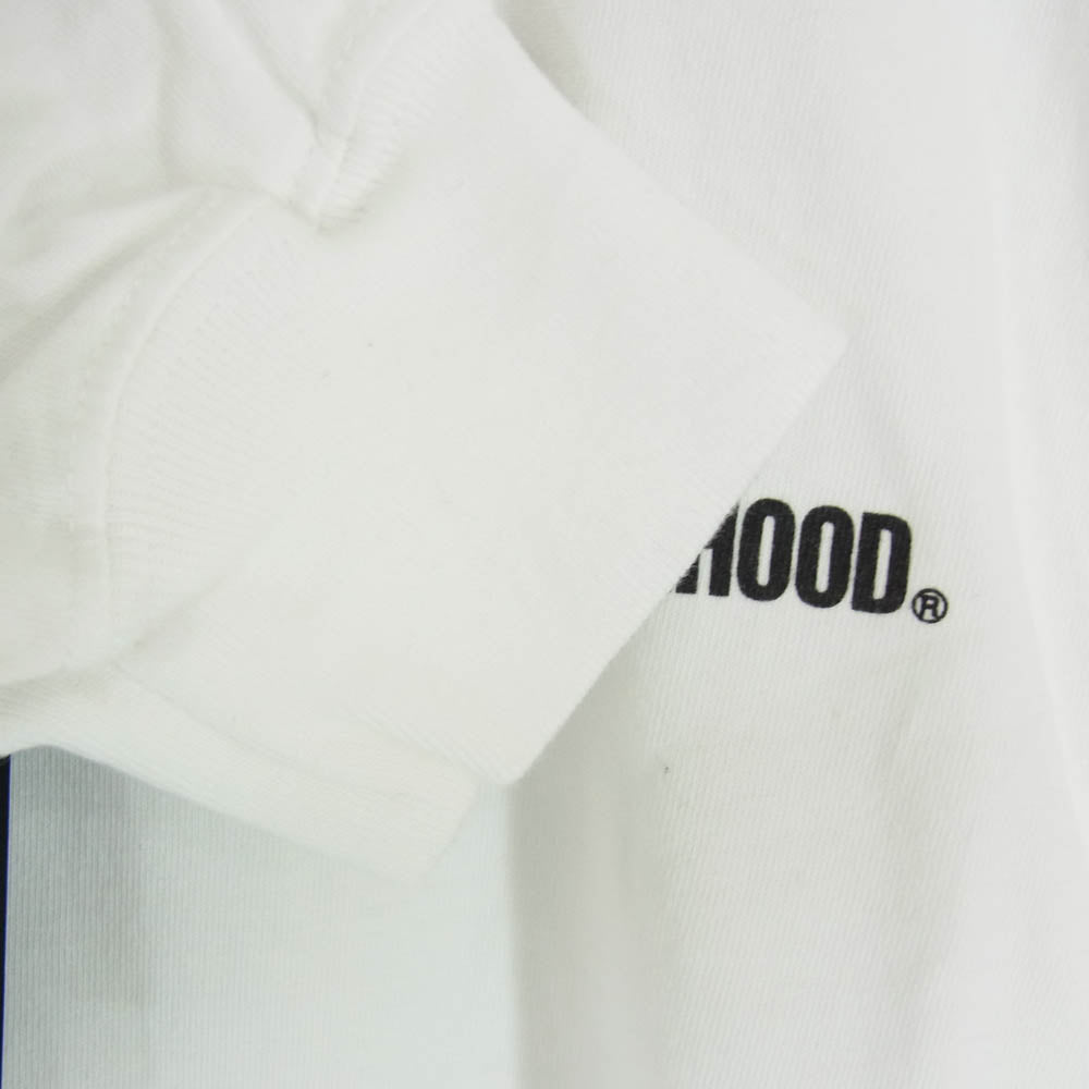 NEIGHBORHOOD ネイバーフッド 23AW 232PCNH-LT11 NH TEE LS-11 アームプリント ロングスリーブカットソー 長袖Tシャツ ホワイト系 XL【新古品】【未使用】【中古】