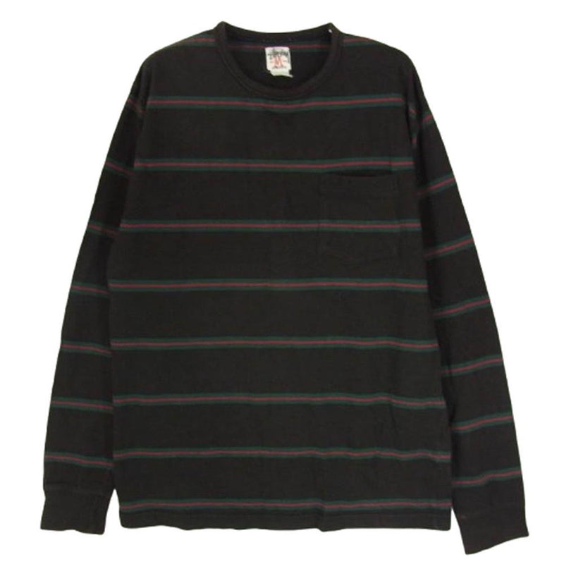 STUSSY ステューシー 90s ボーダー ロングスリーブ 長袖 Tシャツ