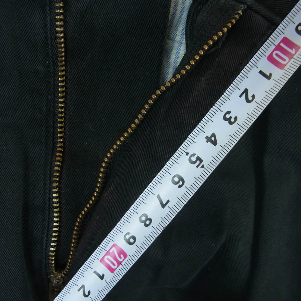 POLO RALPH LAUREN ポロ・ラルフローレン black chino trouser ブラック チノ トラウザー タック パンツ ブラック系 33/32【中古】