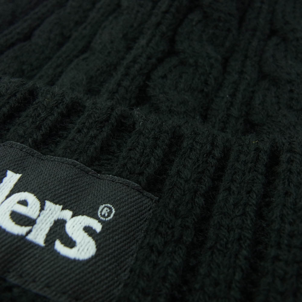 リベレイダース 789062403 CABLE KNIT CAP ニット キャップ ニット帽 ブラック ブラック系【極上美品】【中古】