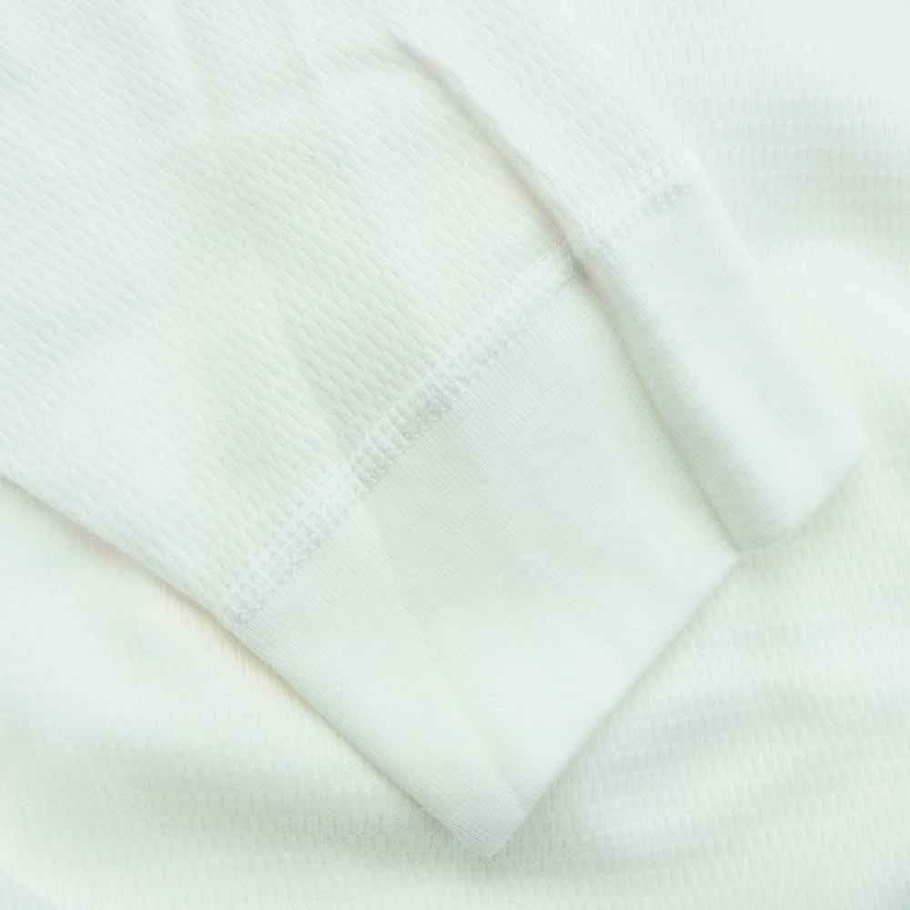 RADIALL ラディアル RAD-PAC049 MIL THERMAL CREW NECK T-SHIRTS L/S ハニカム編み コットン サーマル クルーネック ロングスリーブ 白 ホワイト系 L【新古品】【未使用】【中古】