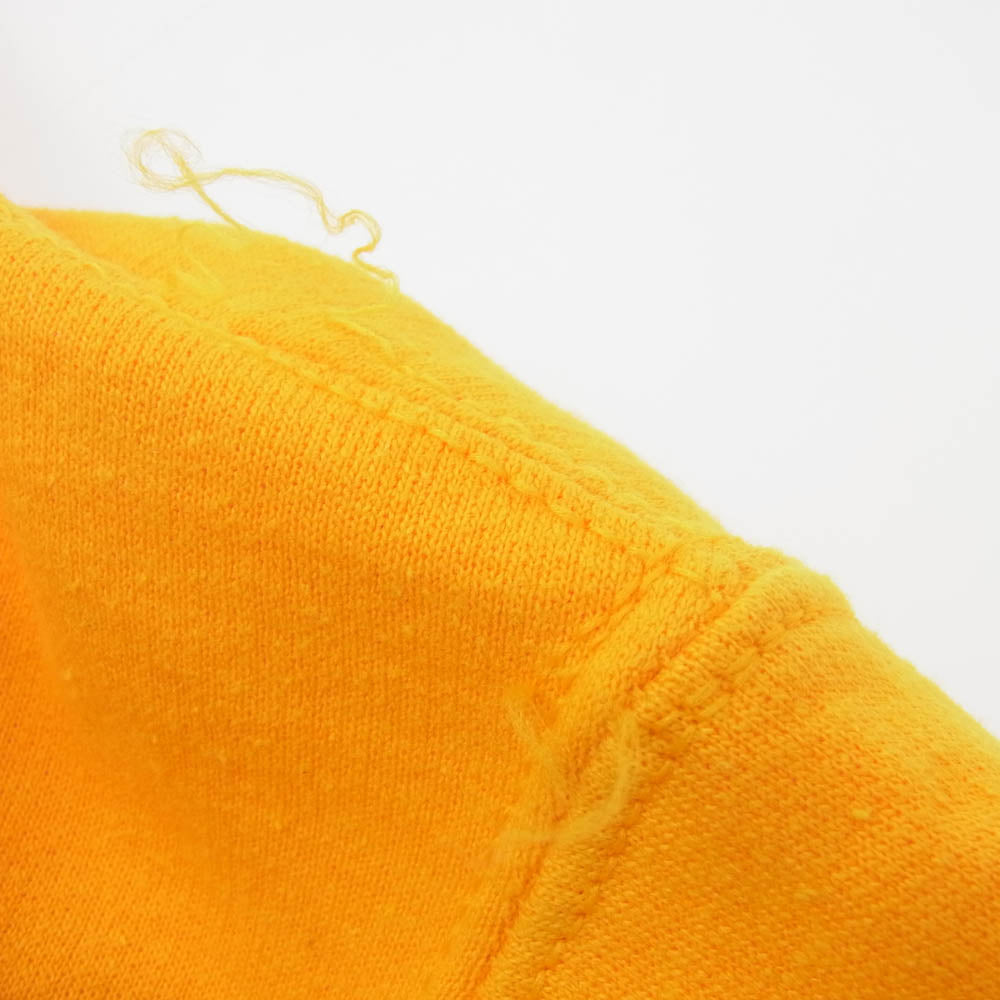 RADIALL ラディアル 24AW RAD-24AW-CUT017 TRUE DEAL POT - CREW NECK SWEATSHIRT L/S クルーネック スウェット 裏起毛 イエロー系 M【中古】