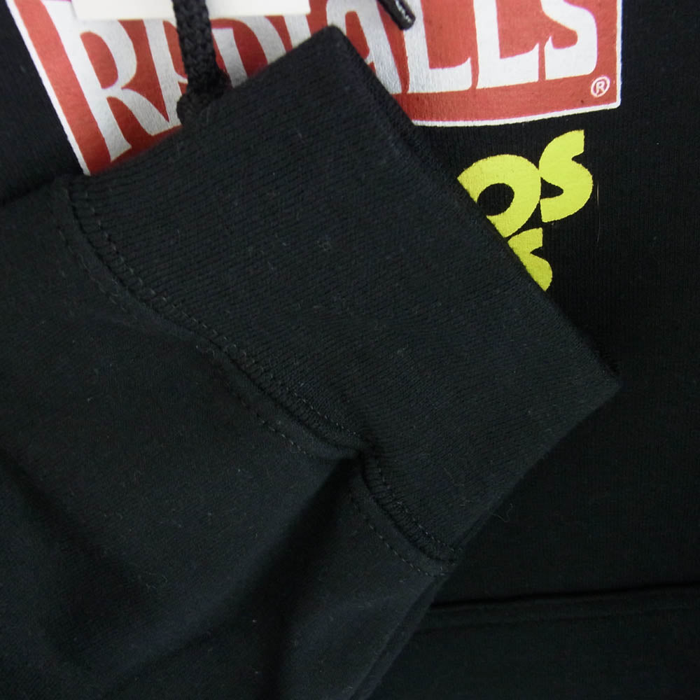RADIALL ラディアル RAD-24AW-CUT019 NACHOS LOCOS HOODIE SWEATSHIRT LS プルオーバーフーディー パーカー ブラック系 M【極上美品】【中古】