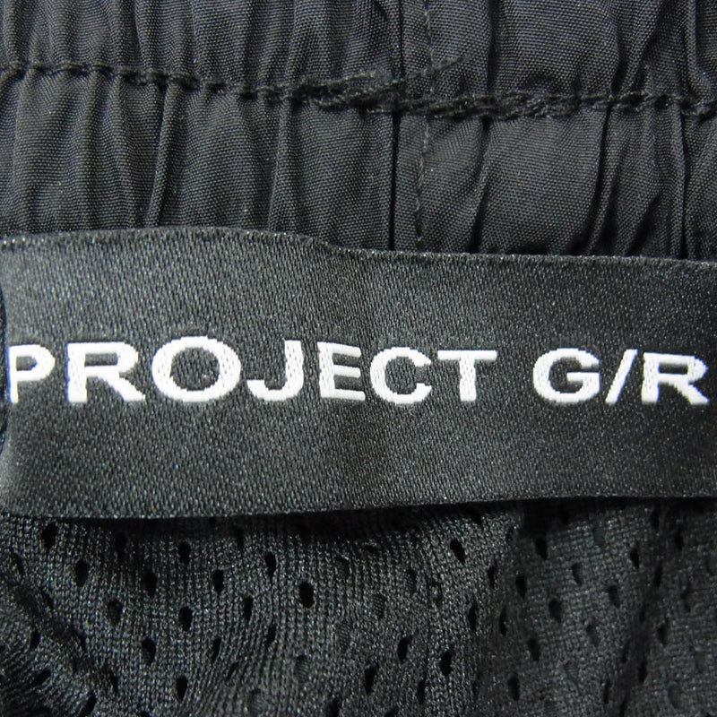 プロジェクトジーアール RETRO BAGGY NYLON TRACK PANTS 裾ジップ